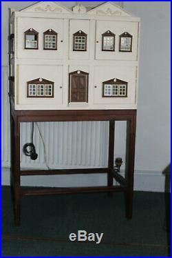 DOLLS HOUSE, wooden, fully furnished, used, very good condition