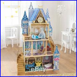 Disney Princess Cinderella Royal Dream Wooden Dolls House with furniture