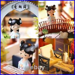 Dolity Chinese Style DIY Wooden Miniature Doll Houses Creative Furniture Toy New