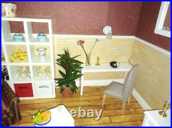 Doll Beautiful Living Room Showcase 112 fully equipped and furnished