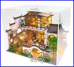 Doll House 3D Puzzle Wooden Miniature DIY Assembly Building Model Kit Decoration
