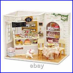 Doll House DIY Wooden Miniature Kit Furniture Toys Children Birthday Buildings