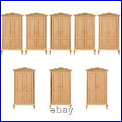 Doll House Furniture Doll House Wardrobe Miniature Wooden Furniture