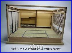 Doll House Japanese style Room SET of 3 Miniature Kit Handmade Wooden 1/12 JP