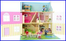 Doll House Luxury Flower Paradise Furniture Included Dolls Toy Wood Wooden 10325
