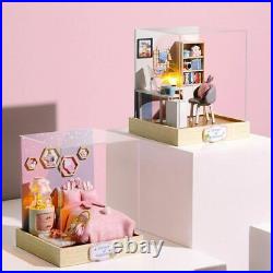 Doll House Miniature DIY Wooden Furniture Toy Children Birthday Gift Accessories