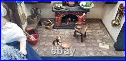 Doll Kitchen Kitchen 1 Room Smoke Catching Kuhn Dollhouse Vintage Old Case Hennig