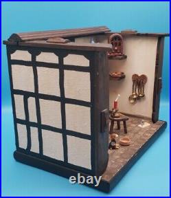 Doll Kitchen Kitchen 1 Room Smoke Catching Kuhn Dollhouse Vintage Old Case Hennig