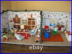 Dollhouse 50s EMPTY Dollhouse Dollhouse Kitchen