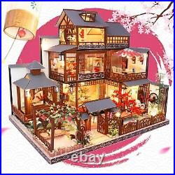 Dollhouse DIY Miniature Wooden Furniture Kit Mini Handmade Big Japanese