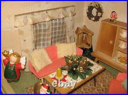 Dollhouse FURNISHED with Bodo Hennig Dollhouse Furniture