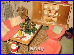 Dollhouse FURNISHED with Bodo Hennig Dollhouse Furniture