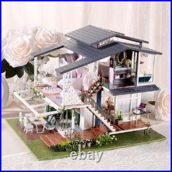 Dollhouse Furniture Kits Wooden Lights Playset Creative Toy Dollhouse Furniture Kits Wooden Lights Playset Creative Toy