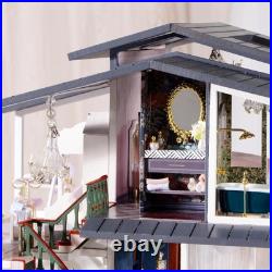 Dollhouse Furniture Kits Wooden Lights Playset Creative Toy Dollhouse Furniture Kits Wooden Lights Playset Creative Toy