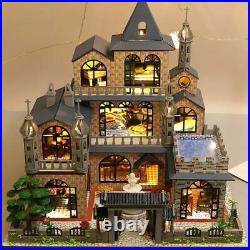 Dollhouse Miniature Wooden Ancient Style Building Kit Toy Children Birthday Gift
