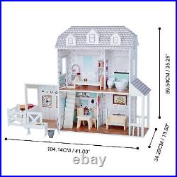 Dollhouse Olivia's house Girl Gift Wooden with 14 accessories