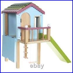 Dollhouse Wooden Tree House Dolls Wooden Doll House Playset Made With