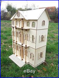 Dollhouse, dollhouse kit, wooden dollhouse, Dollhouse mansion, dollhouse 116