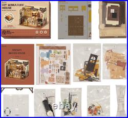 Dollhouses Becka'S Baking House Miniature Wooden Doll House Kit with Furniture W