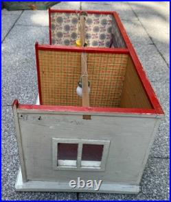 Dolls House Case EMPTY Wooden GDR 1960s Toy