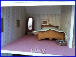 Dolls House Large Wooden Dollhouse Complete with Furniture & Accessories