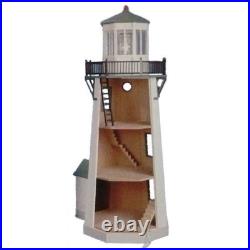 Dolls House Lighthouse Kit Miniature 112 Scale Wooden Flat Pack Unpainted Dolls House Lighthouse Kit Miniature 112 Scale Wooden Flat Pack Unpainted