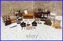 Dolls House Miniatures 112th Scale Mixed Furniture & Accessories 30 + Piece Set Dolls House Miniatures 112th Scale Mixed Furniture & Accessories 30 + Piece Set