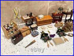 Dolls House Miniatures 112th Scale Mixed Furniture & Accessories 30 + Piece Set