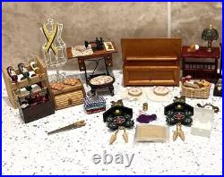 Dolls House Miniatures 112th Scale Mixed Furniture & Accessories 30 + Piece Set