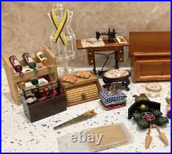 Dolls House Miniatures 112th Scale Mixed Furniture & Accessories 30 + Piece Set