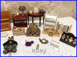 Dolls House Miniatures 112th Scale Mixed Furniture & Accessories 30 + Piece Set Dolls House Miniatures 112th Scale Mixed Furniture & Accessories 30 + Piece Set