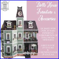 Dolls House Old Fashioned Kitchen Furniture Set Light Oak Wooden 6pc Miniature Dolls House Old Fashioned Kitchen Furniture Set Light Oak Wooden 6pc Miniature