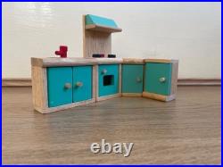 Dolls House Wooden Furniture RRP £100 Plan Toys