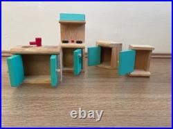 Dolls House Wooden Furniture RRP £100 Plan Toys