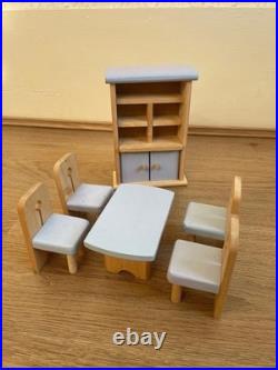 Dolls House Wooden Furniture RRP £100 Plan Toys