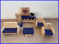 Dolls House Wooden Furniture RRP £100 Plan Toys