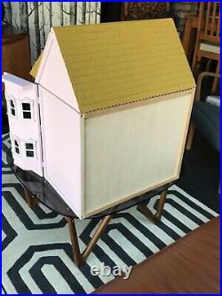 Dolls house. Wooden hand painted