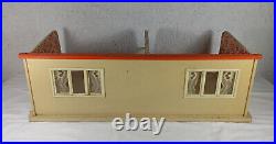 Dolls house/dollhouse wooden toy factory Grünhainichen 1960