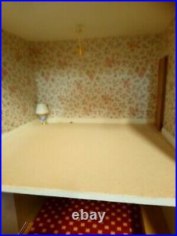 Dolls house- wooden 1/12th scale Good condition-Courier or Collect