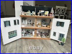 Dovetail Wooden Dolls House And Furniture And Dolls