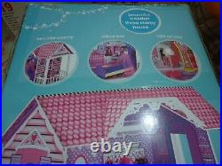 ELC Mothercare Luxury Manor doll house 3 storey wooden pink & purple brand new