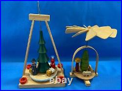 ERZGEBIRGE Christmas Miniature Doll House Pyramid Wood Germany Guenther Glaesser