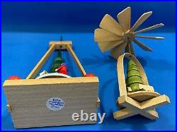 ERZGEBIRGE Christmas Miniature Doll House Pyramid Wood Germany Guenther Glaesser