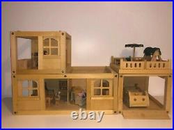 Early Learning Centre Wooden Doll House 105cm x 93cm x 35cm Mint Condition