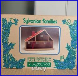 Early Rare Wooden Sylvanian Family Deluxe House Furniture Doll with Box