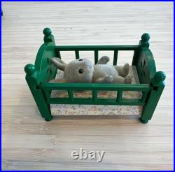Early Rare Wooden Sylvanian Family Deluxe House Furniture Doll with Box
