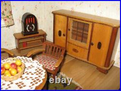 Edmund Müller Rare Furniture for Dollhouse Dollhouse Dollhouse Kitchen