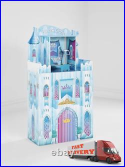 Extra Large XL Girls Wooden Princess Castle Play Set With Furniture Perfect Gift
