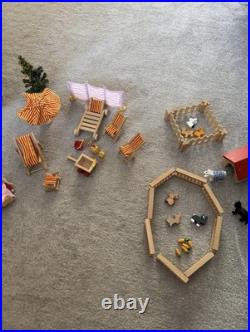 FOR SALE Goki Wooden 3-Floor Dolls House + Huge Accessory Bundle FOR SALE Goki Wooden 3-Floor Dolls House + Huge Accessory Bundle