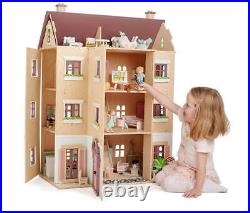 Fantail Hall Deluxe Wooden Doll House Tender Leaf Toys 112 Scale